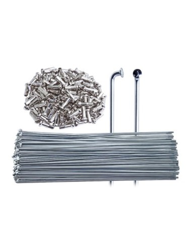 Spokes Stainless Steel 12g 269mm Nipples/16mm...